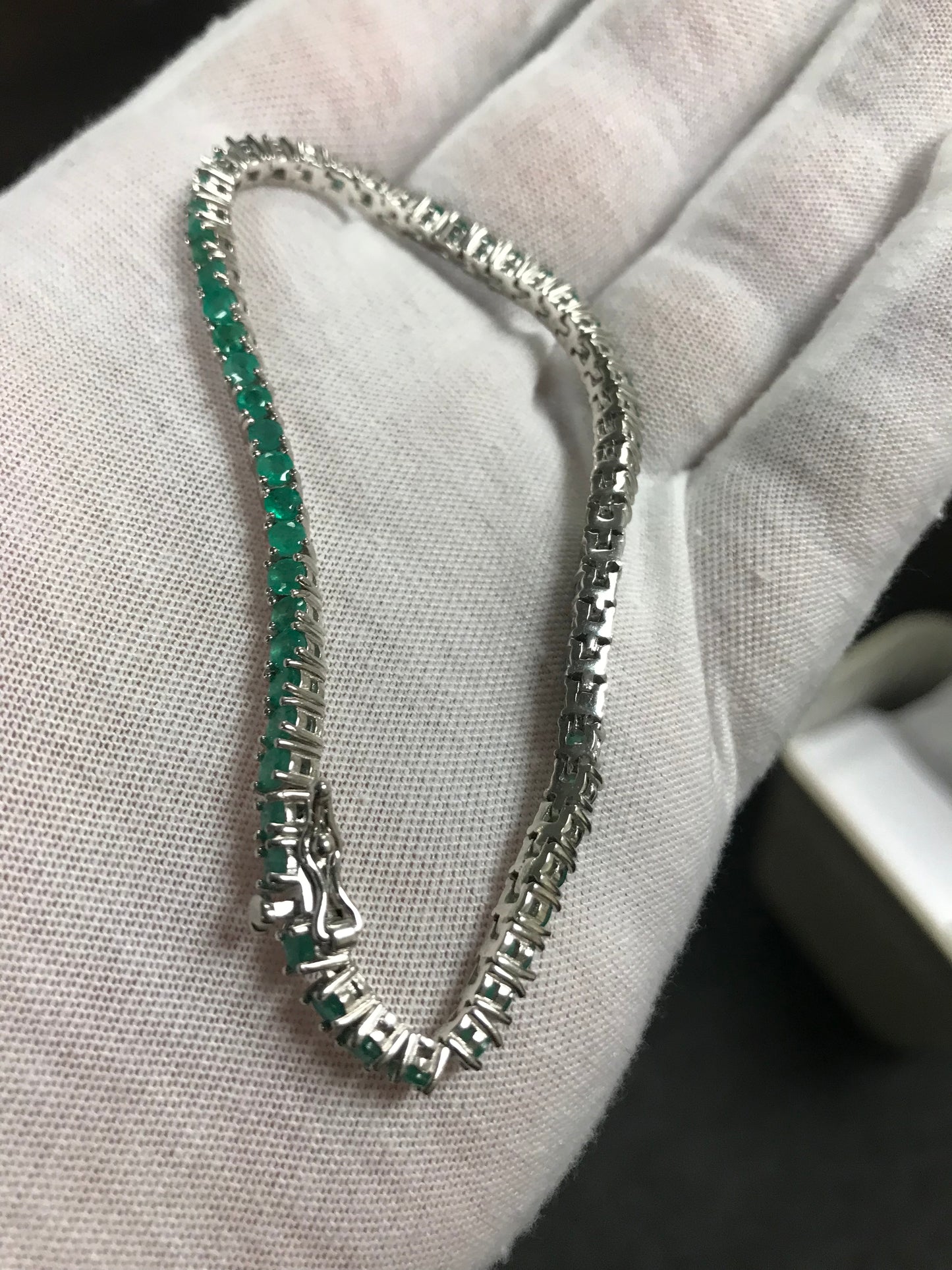 Emerald Tennis Bracelet