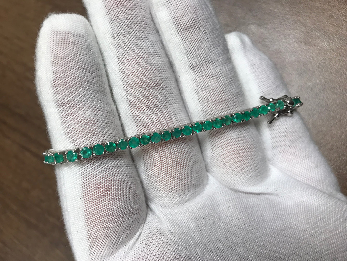 Emerald Tennis Bracelet