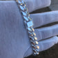 9” Silver Cuban Bracelet