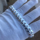 9” Silver Cuban Bracelet