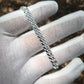 7” Silver Cuban Link Bracelet