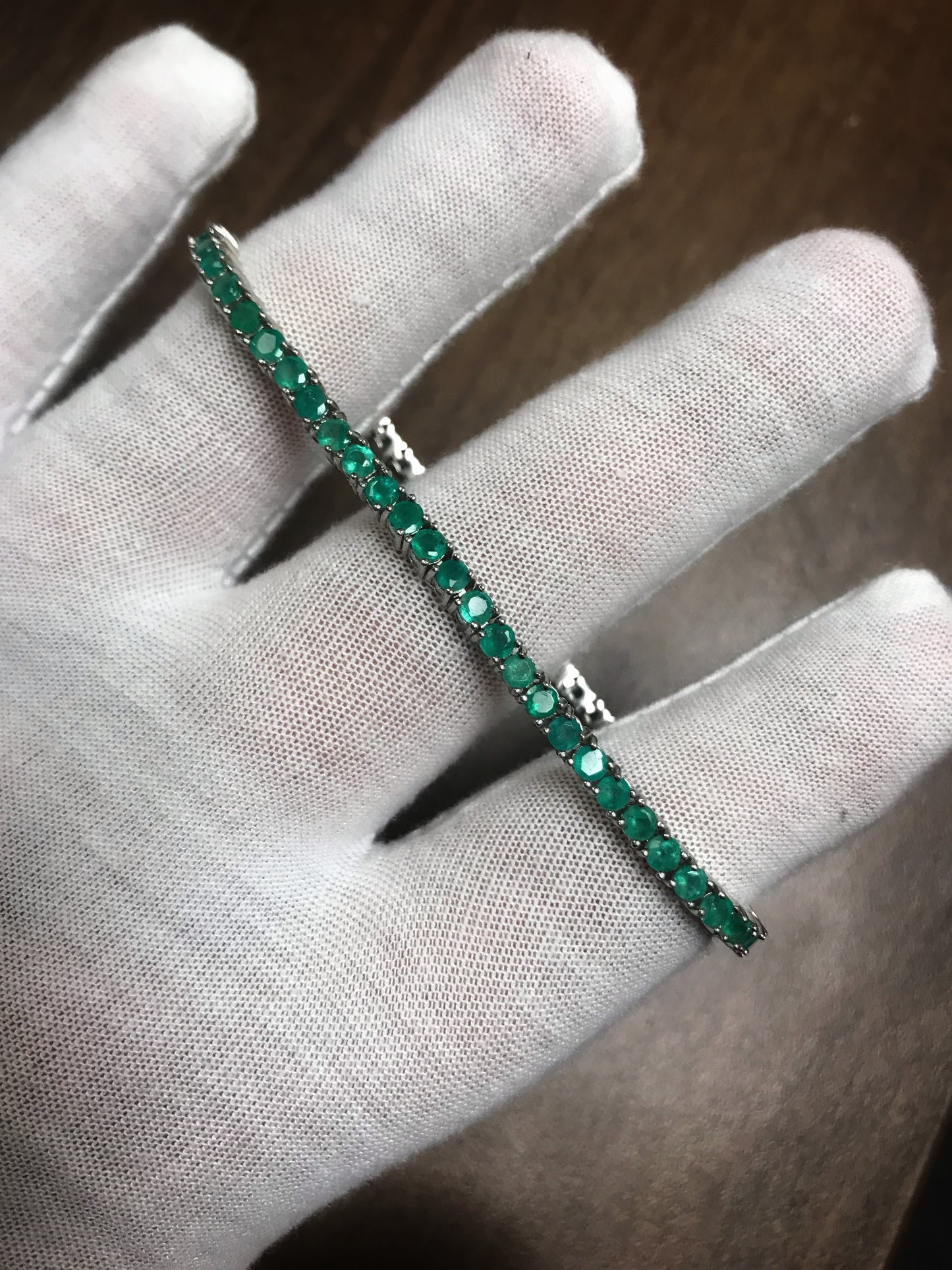 Emerald Tennis Bracelet