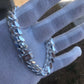 9” Silver Cuban Bracelet