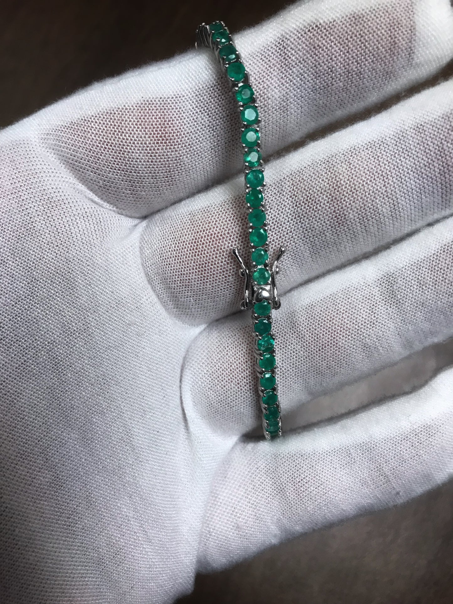 Emerald Tennis Bracelet